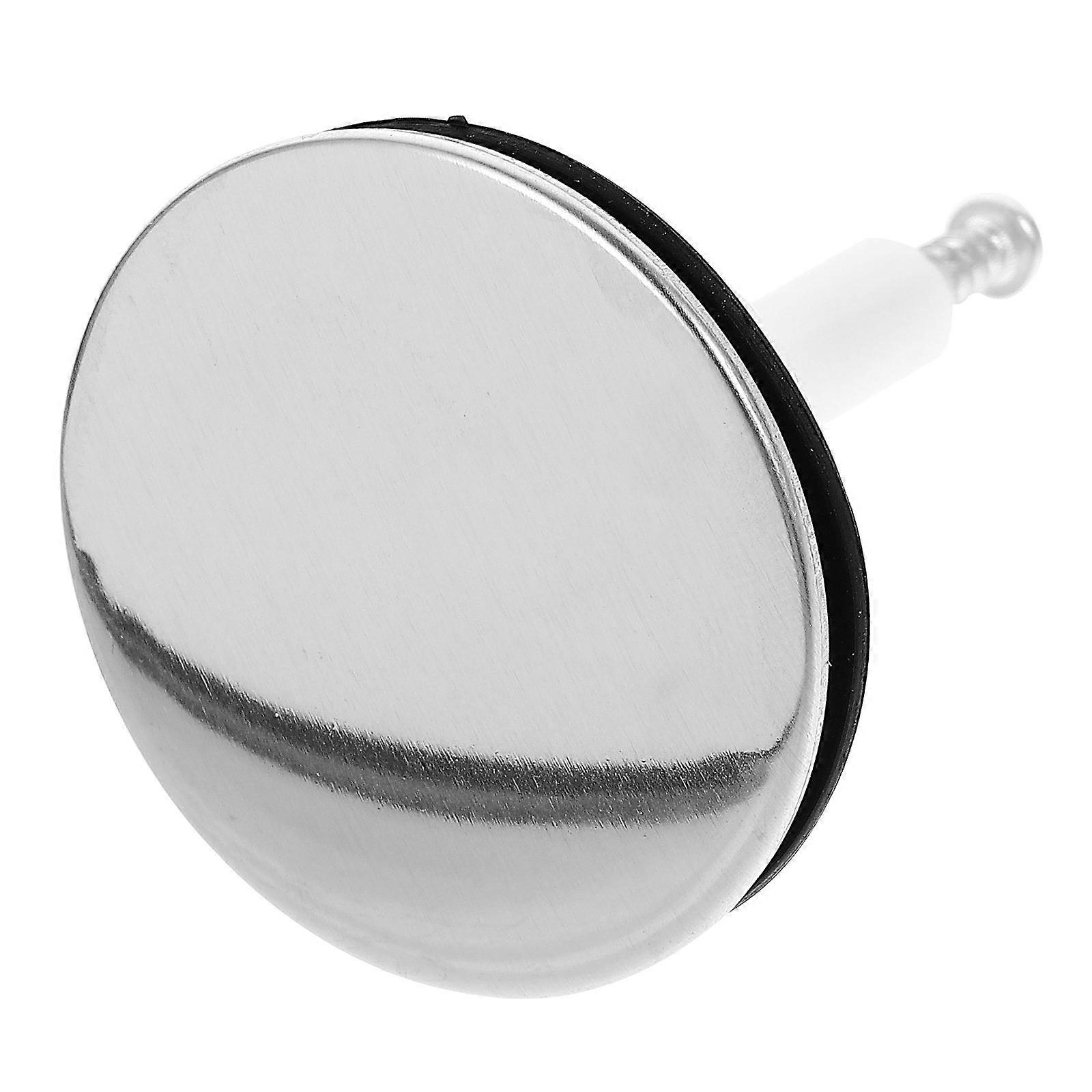 Rotatable Plastic Bath Drain Plug with Sealing Ring for Easy Operation and Fast Water Draining – Universal Tub Stopper Compatible with Bathtub Drain