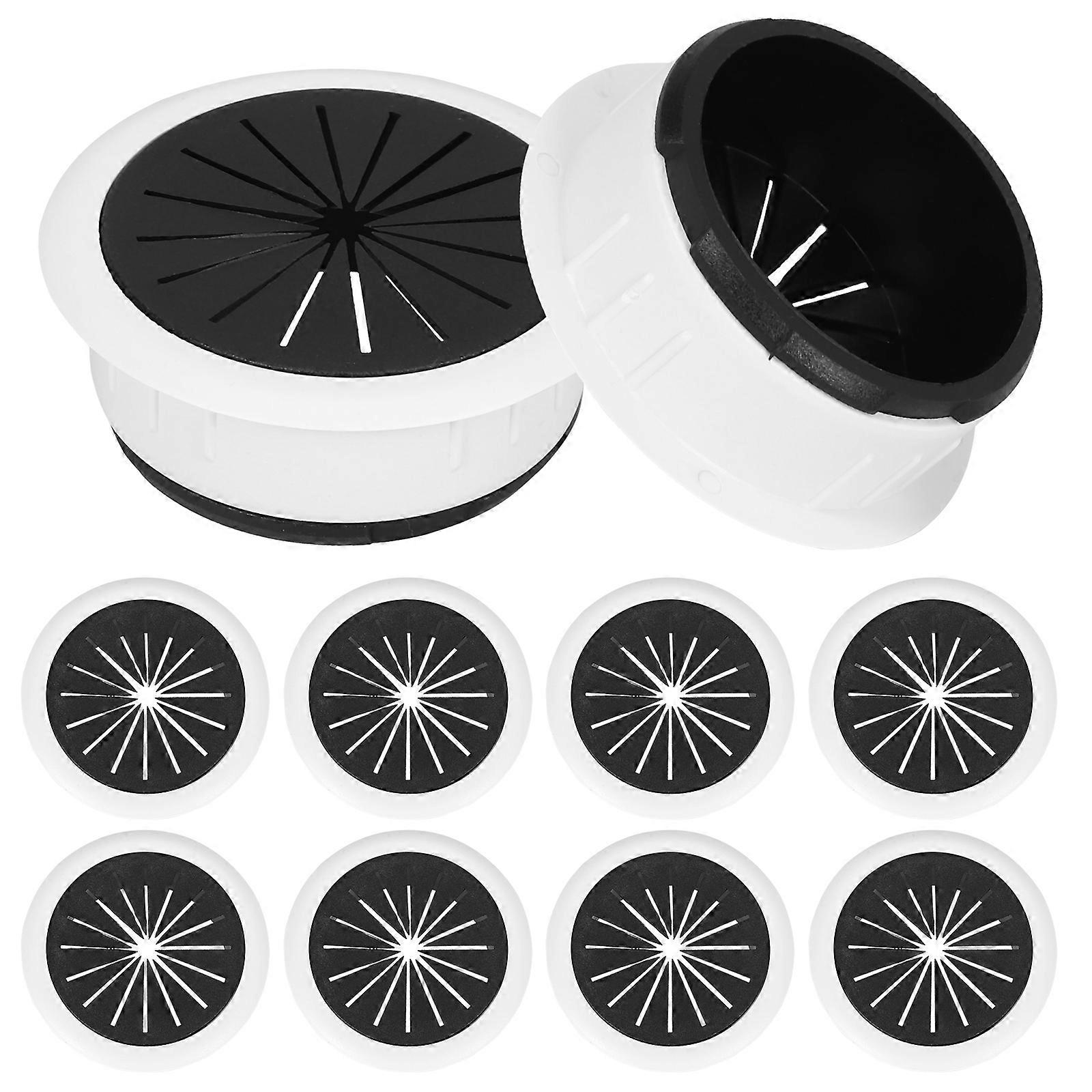 Wire Hole Cover Desktop Wire Hole Plug for Cable Management 10Pcs