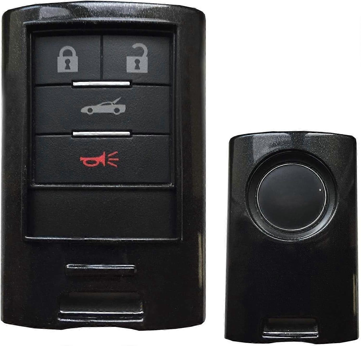 2025 latest iJDMTOY precise fit bright black smart remote key shell, compatible