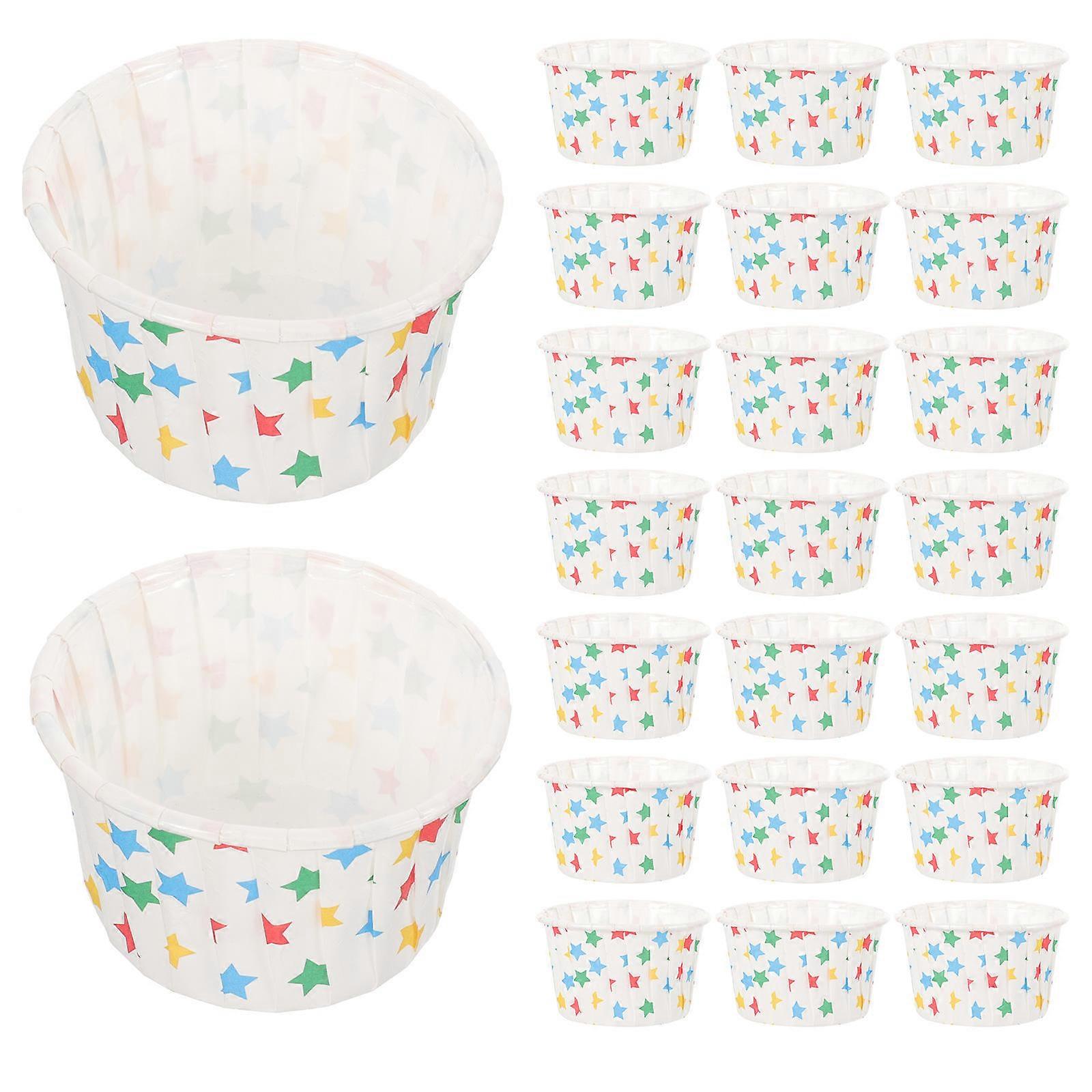 MultiColor Disposable Paper cups for Outdoor Picnic and Birthday Parties 100pcs