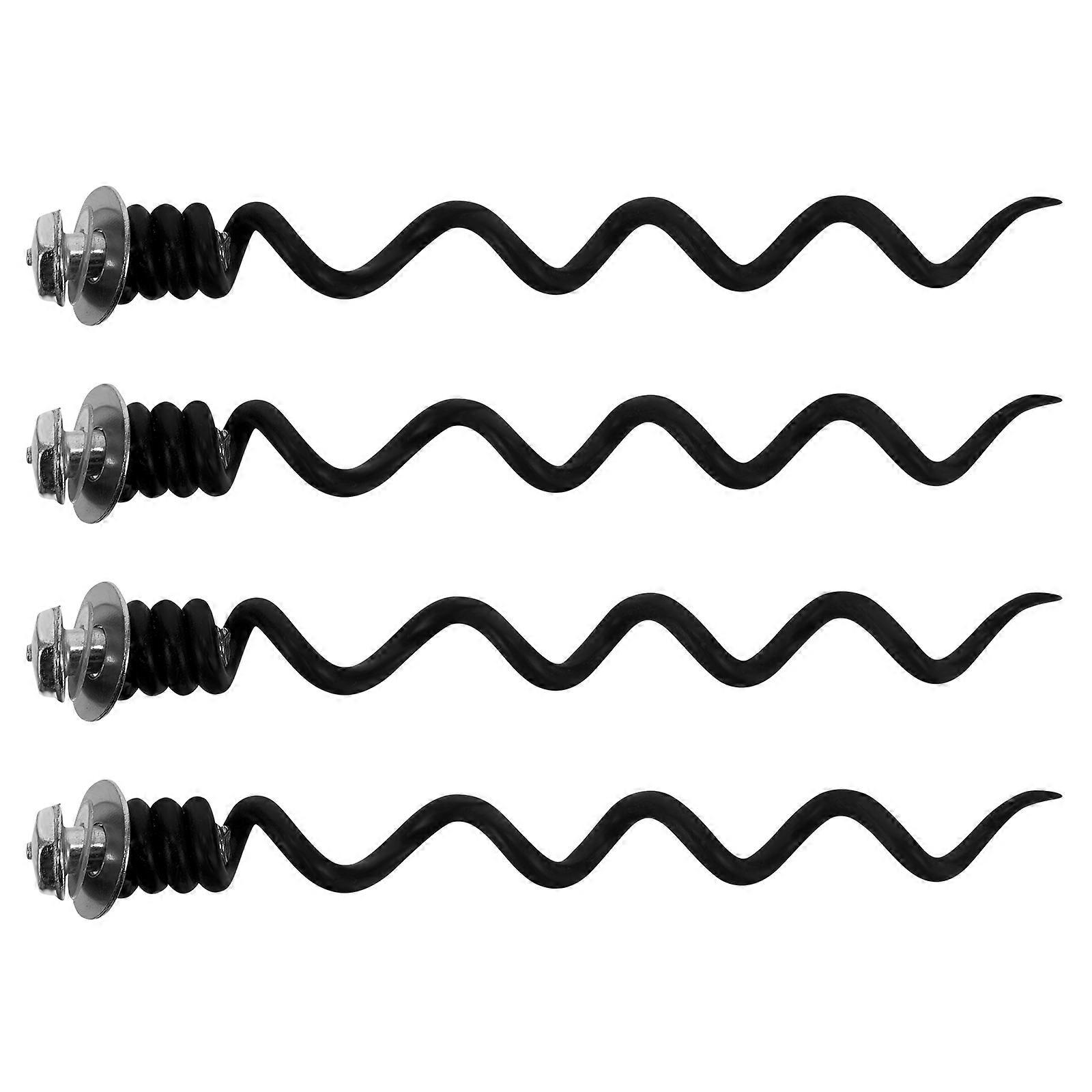 Metal Corkscrew Spiral Bit Replacement Accessory For Home Precision Design 4Pcs