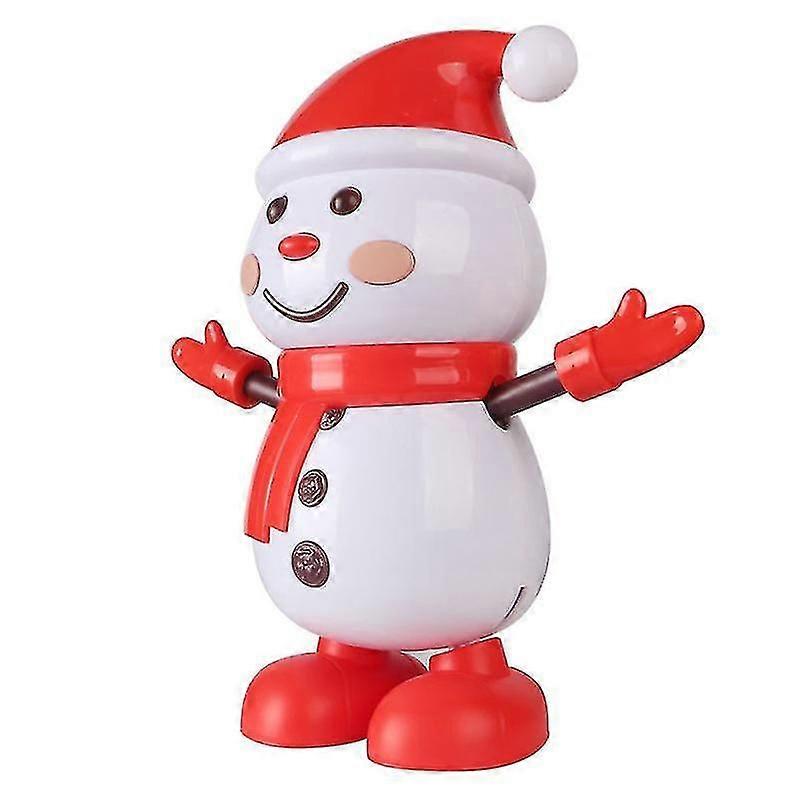 22.8x20x9.5cmカラフルな電気ダンス雪だるまおもちゃギフトバスケット子供用