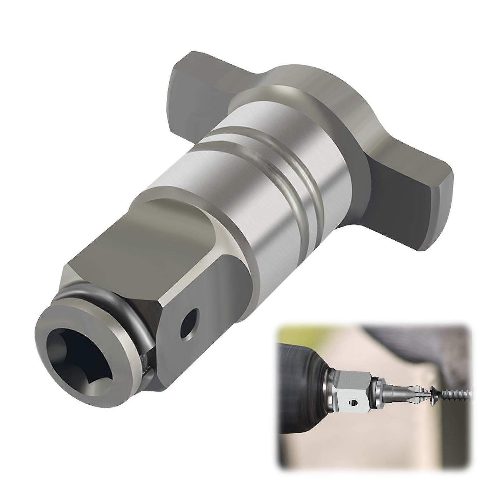 "Square Shaft Tool Adapter Impact Wrench Accessory for Tile, Wood, Metal, Chrom Vanadium Steel, Multi-Functional Use"