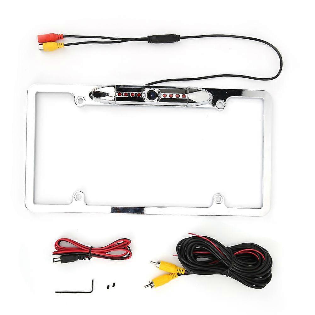 license plate rear view camera with infrared night vision
