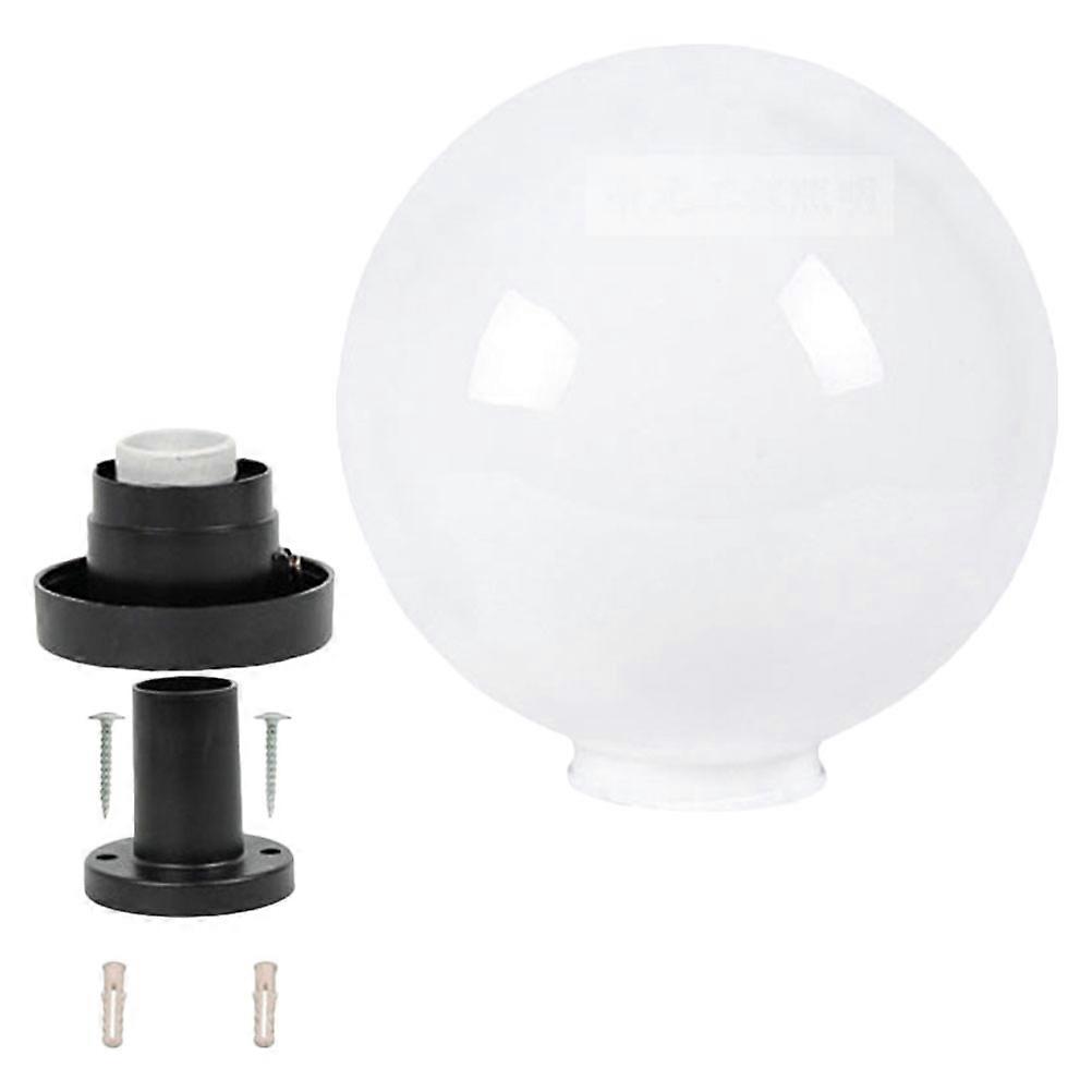Lamp Post Light Fixture Sphere Minimalist Style Garden Decoration 1Set