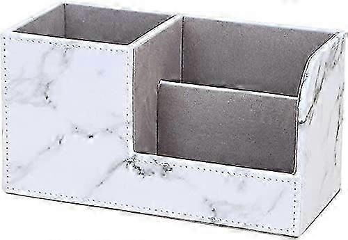 Stylish PU Leather Desk Organiser for Office Essentials