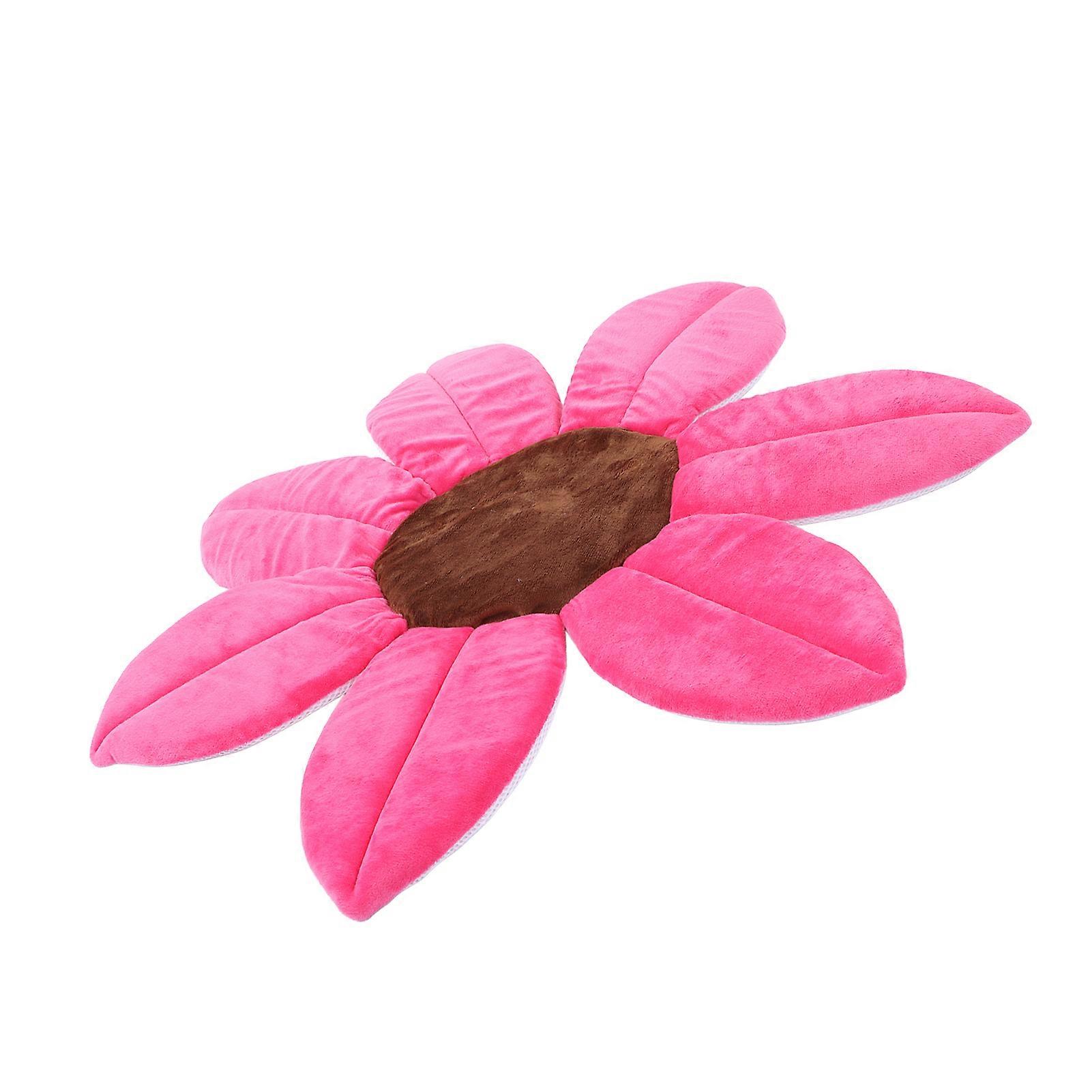 כרית תמיכת ראש אמבטיה לתינוק חמניות ספוג קטיפה רך 66x2.5 ס"מ