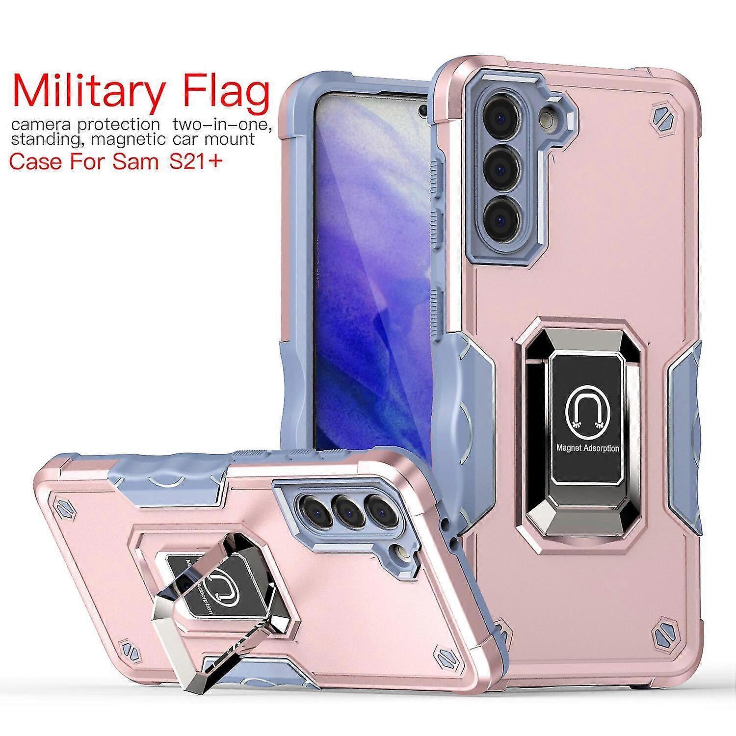 Case for Samsung S21 Plus Shockproof Magnetic With Ring Holder