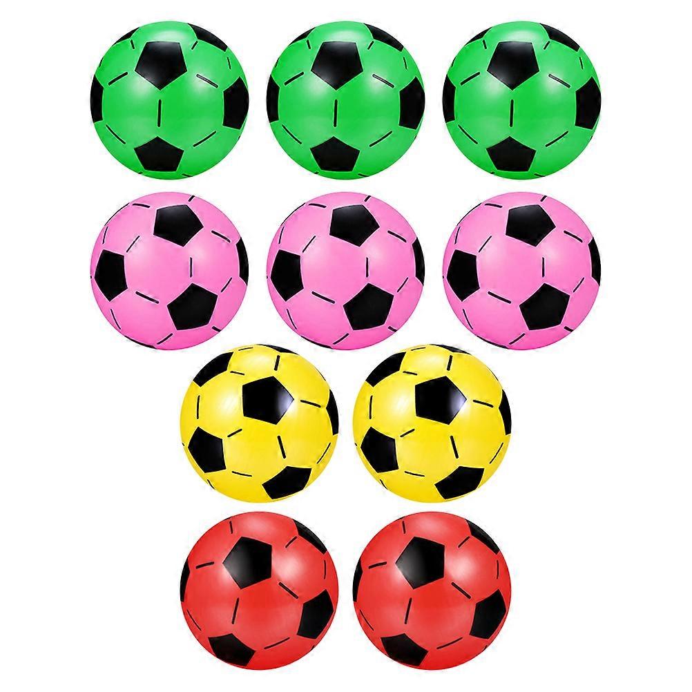 10pcs Inflatable Soccer Balls for Beach & Pool Fun – Interactive Footballs for Kids Outdoor Activities & Games