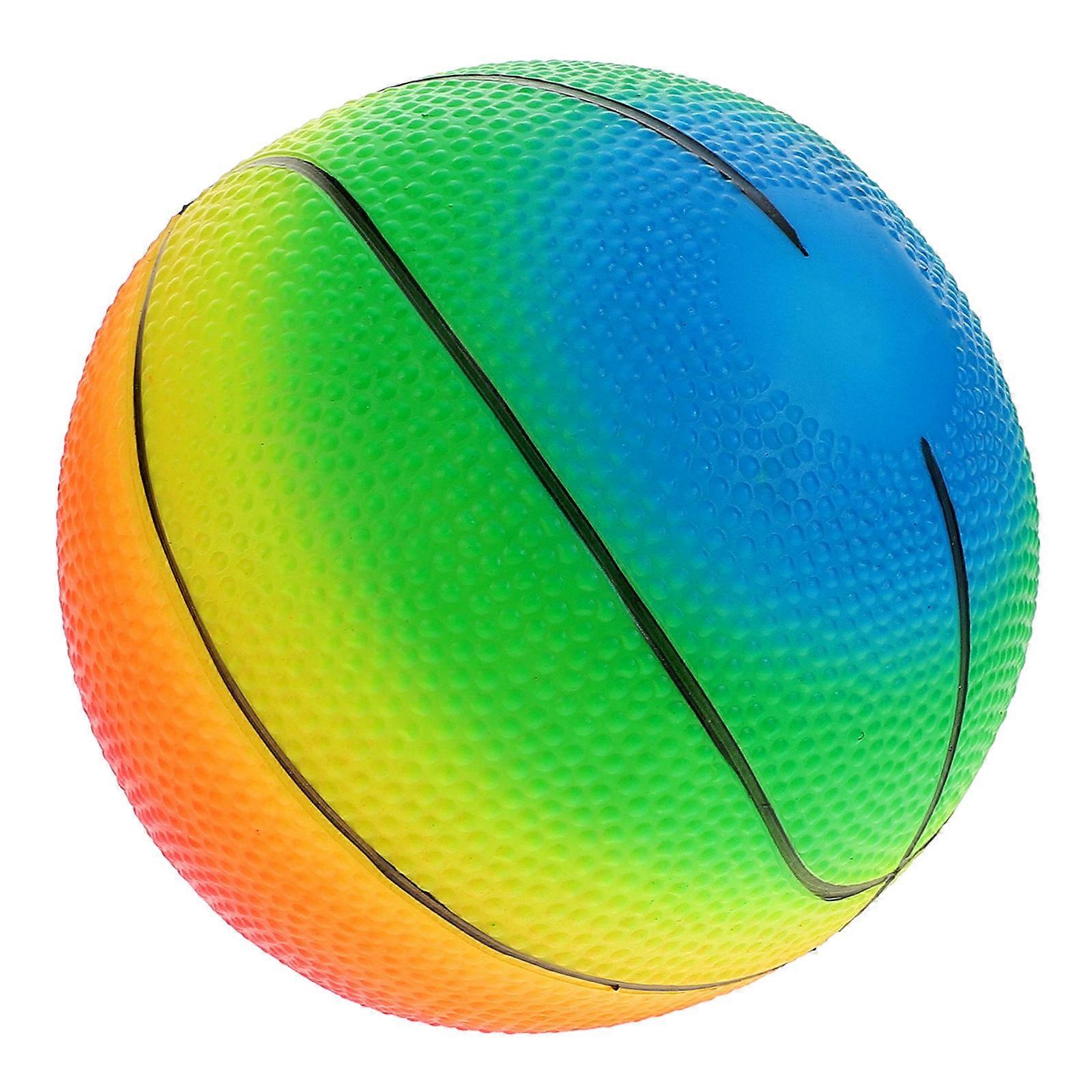 Multicolor Soft Touch PVC Basketball for Indoor Sports Training and Exercise