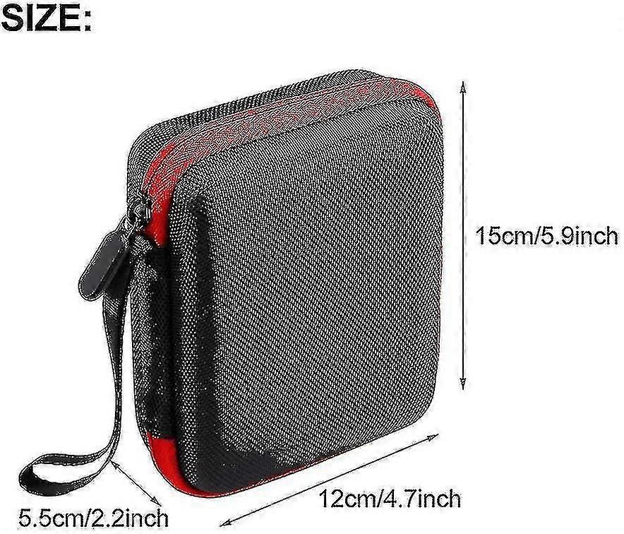 Guitar Pick Storage Case, Zipper Closure, Divisional Design, Storage Pouch