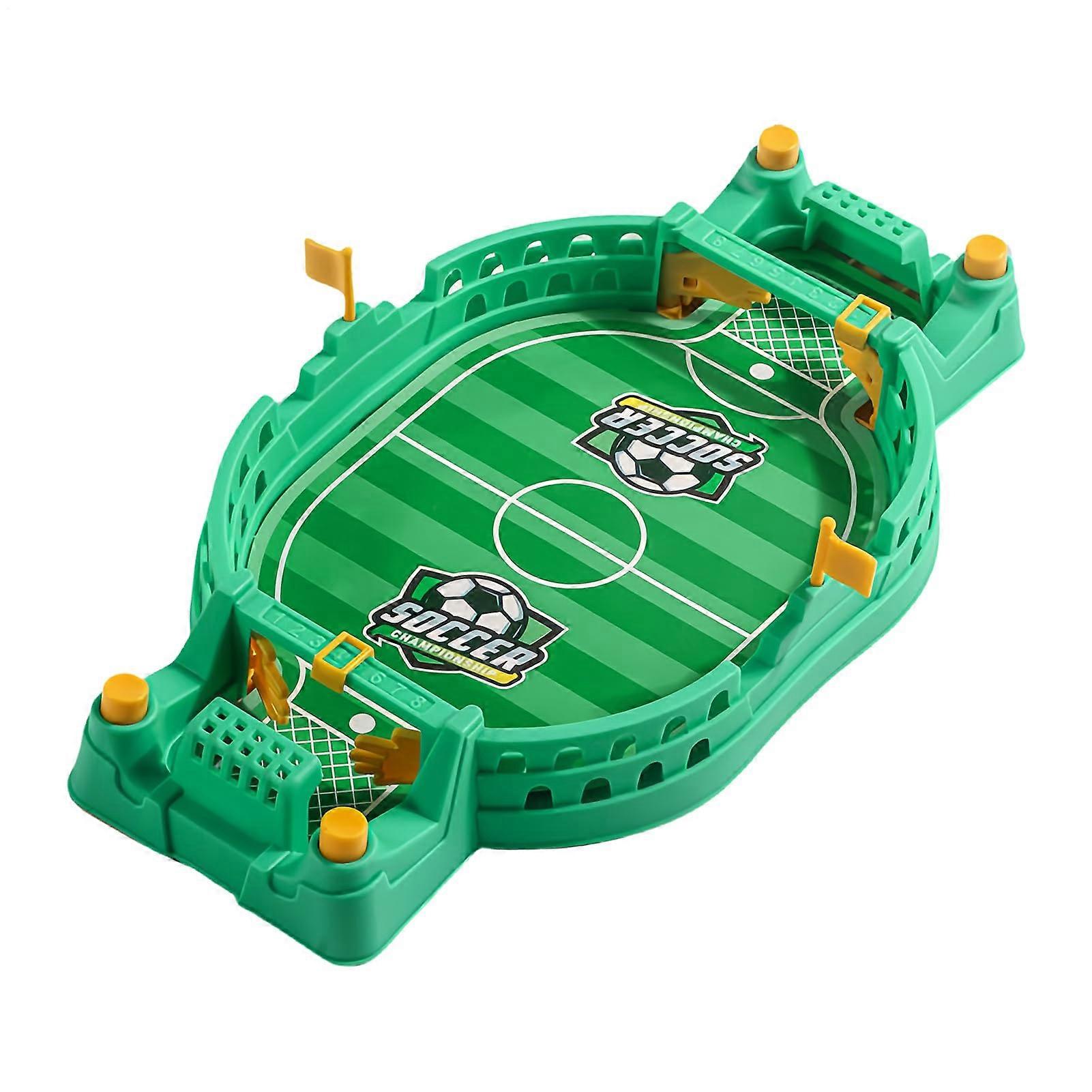 Soccer Board Game, Football Table Toy, 9.06x4.72x1.57 Inch Interactive Educational with Mini Players and Goals, Colorful Portable Design for Kids