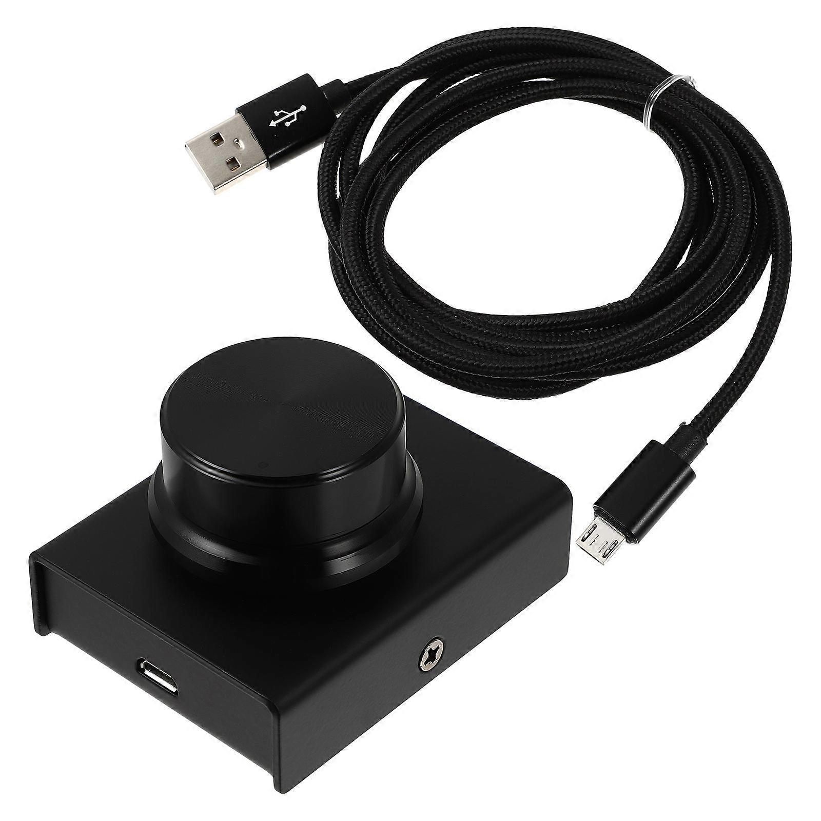 Volume Control Knob and Mute Function for Pc Users of 7 8 10 Vista in Black with 1Pack