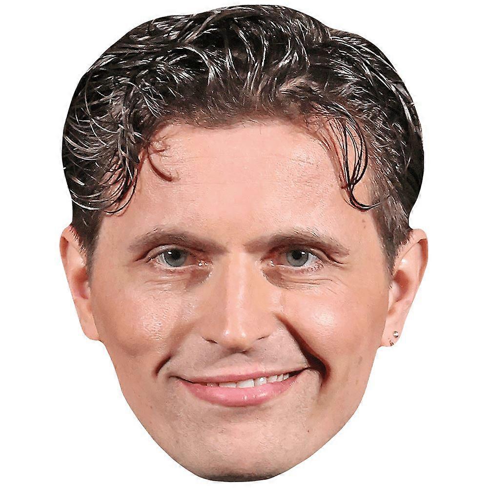 Raphael Quenard (Smile) Celebrity Mask, Flat Card Face