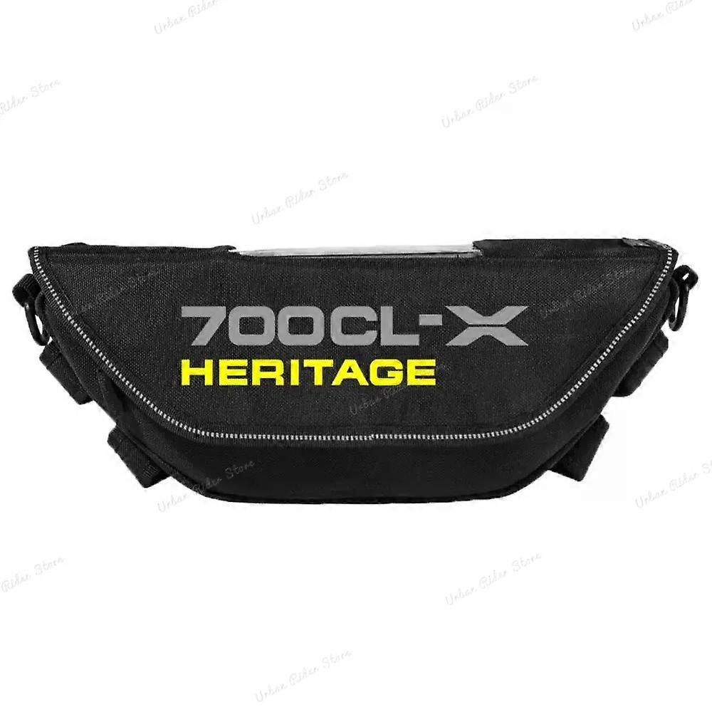 ل CFMOTO 700cl-x Heritage 700cl-x دراجة نارية المقود حقيبة سفر دراجة نارية حقيبة تخزين المقود للماء والغبار