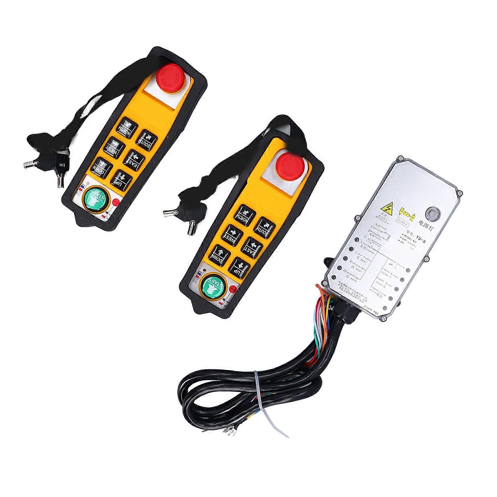 Lifting Equipment Crane Remote Control 800 MHz Waterproof Shock Fat Repellent Generator Start DC24V AC220V