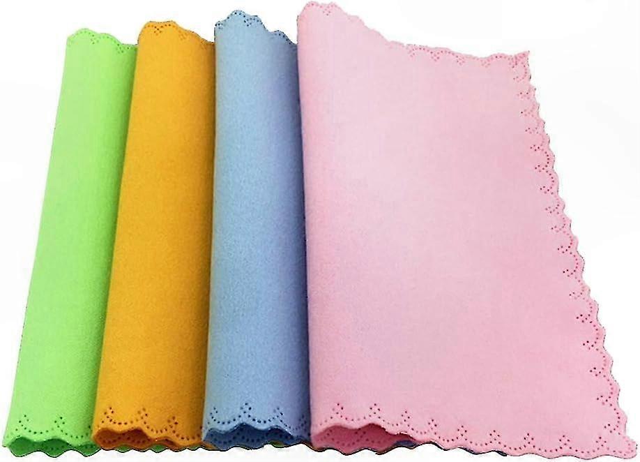 20-Pack Microfiber Cleaning Cloths for Glasses, Assorted Colors