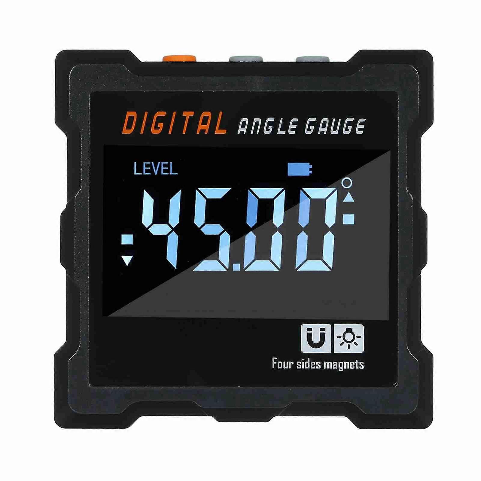 Digital Inclinometer Angle Meter 57x55x27mm Silver/Black