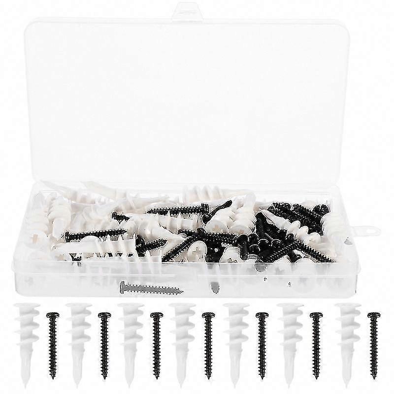 100pcs Heavy Duty Hollow Wall Anchors for Secure Mounting