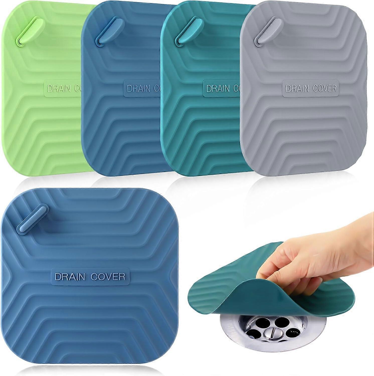4 shower drain covers Silicone bathtub
