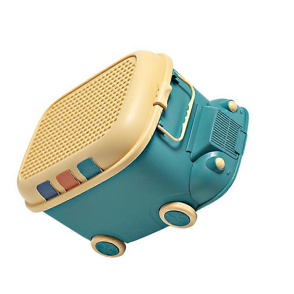 Durable PP Material Storage Box for Organized Toy and Item Storage Green Practical Lightweight