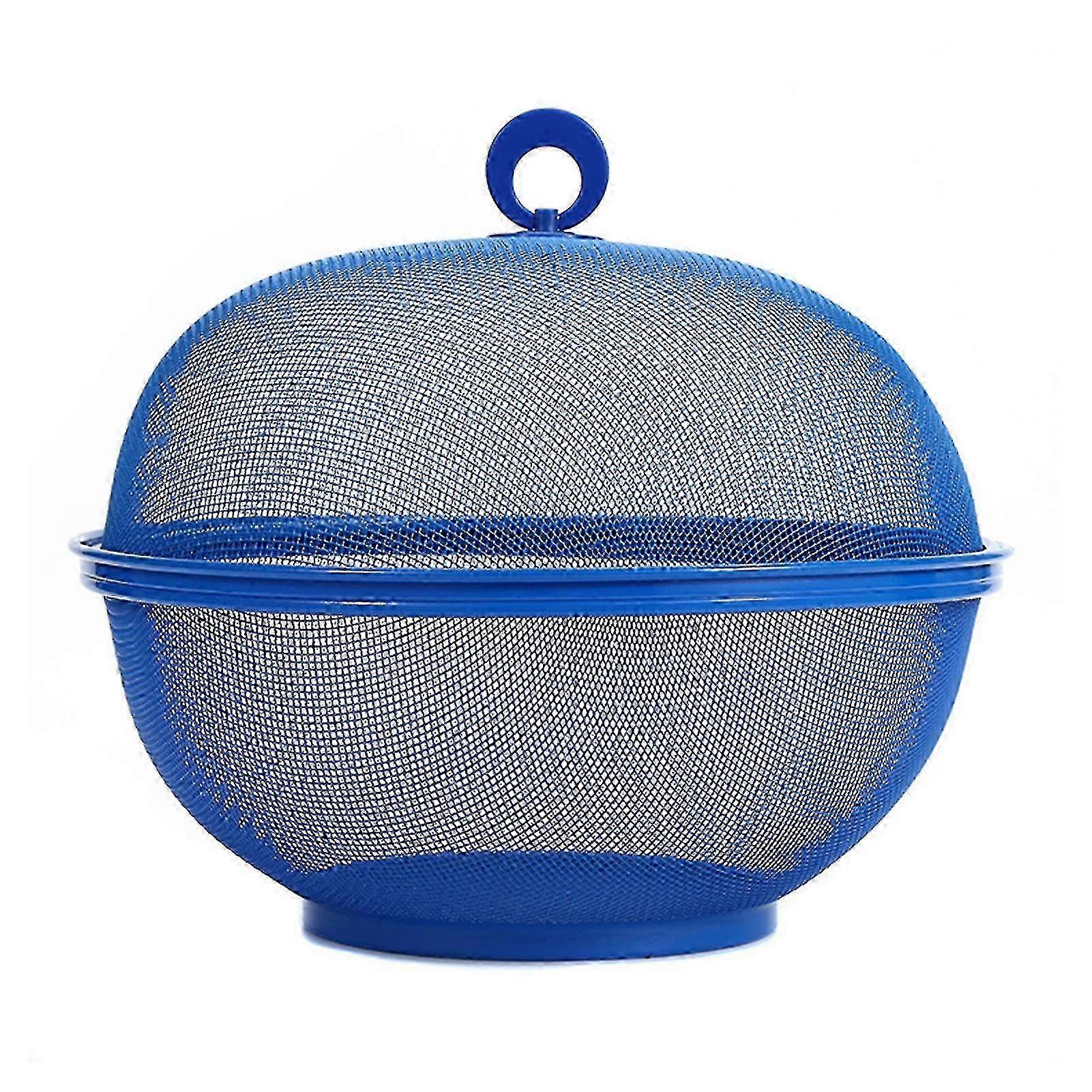 Mesh Fruit Basket with Lid Food Grade Large Capacity Fast Draining ...