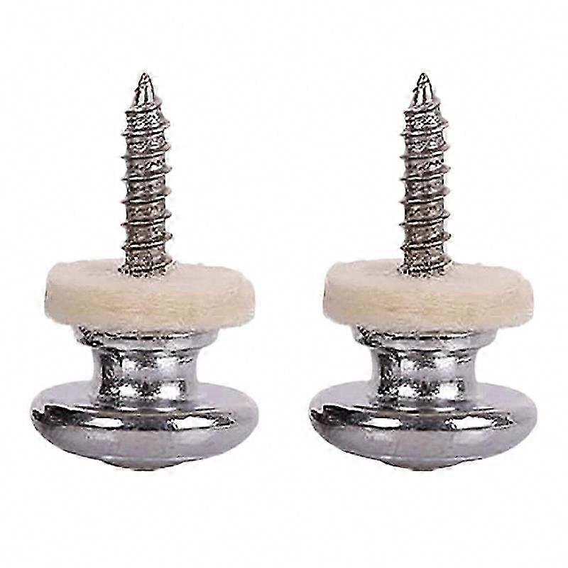 2 stk ull kobber gitar stropp lås lås pinner sopp form endeknapp for akustisk klassisk elektrisk bassgitar ukulele