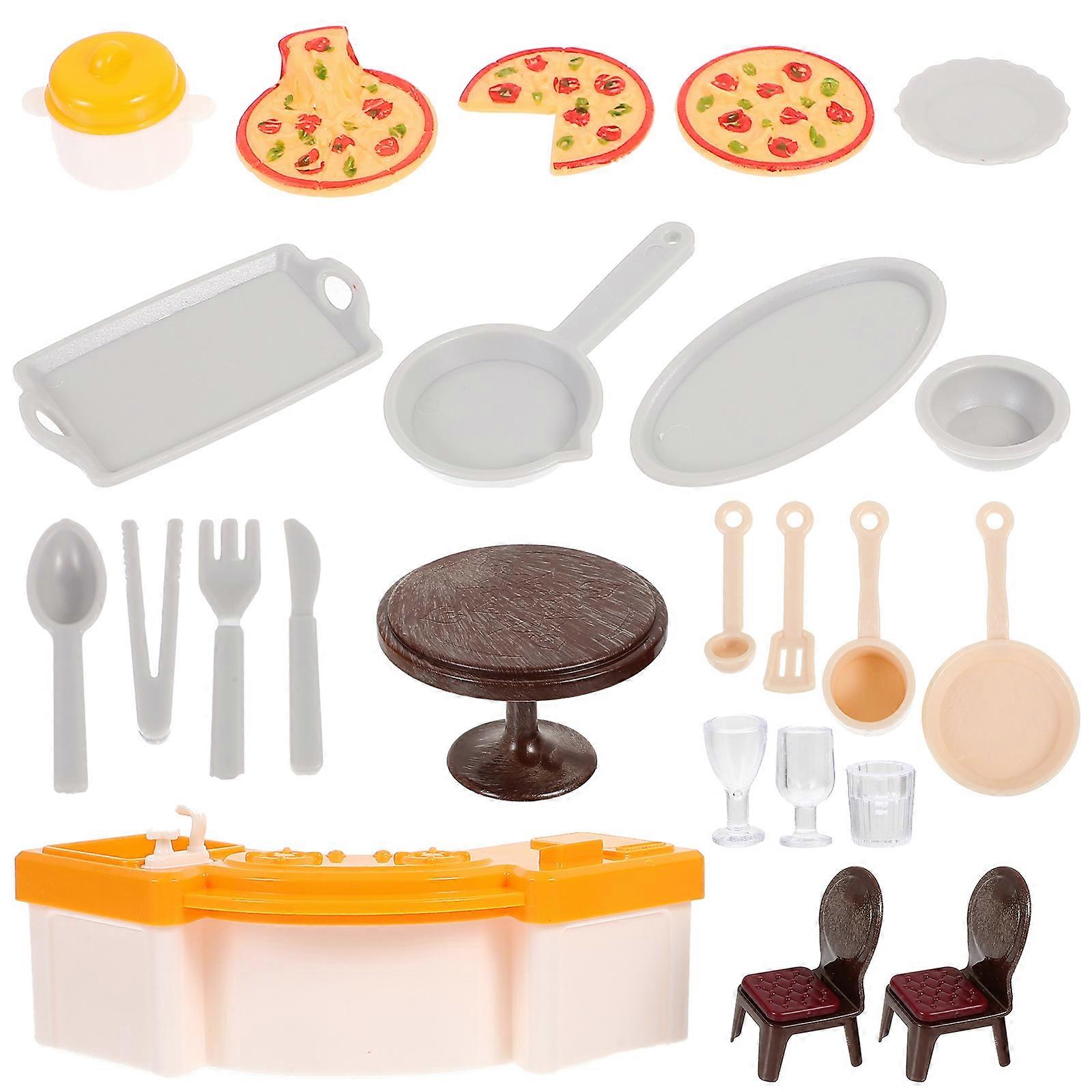 Miniature Doll House Accessories for Kids Toys Household Interaction Learning Plastic Material 1Set