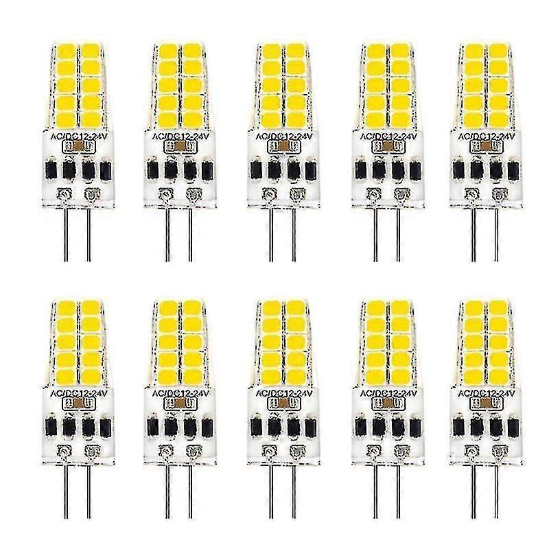 10pcs G4 Led バルブ AC / dc12v-24v 3w LED G4 ライト 20LED 360 ビームアングルライト 2835smd 交換 30W ハログ語