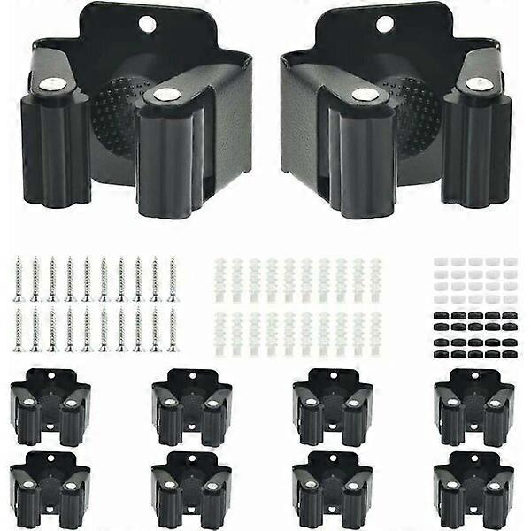 Garden tool rack set, 10 pieces, three-point silicone design with good load-bearing capacity