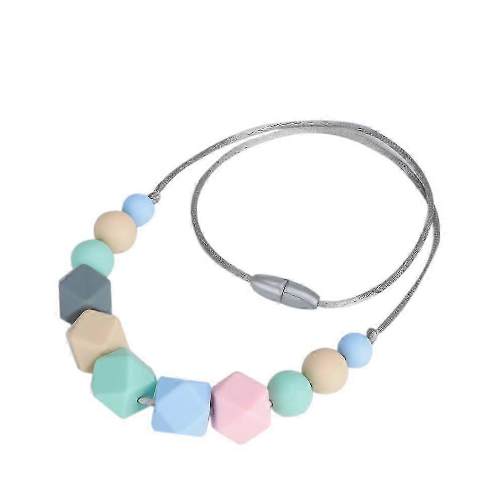 Collier de dentition créatif en perles de silicone - Style 2-2pcs