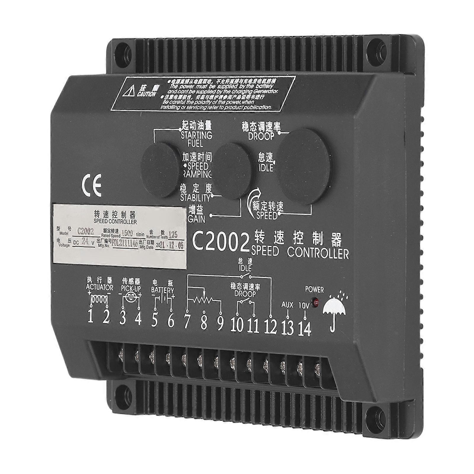 C2002 DC 24V Diesel Generator Speed Controller, High Stability