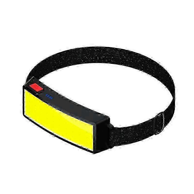 Rechargeable COB Headlamb LED Head-mounted Strong Flashlight For Cambing
