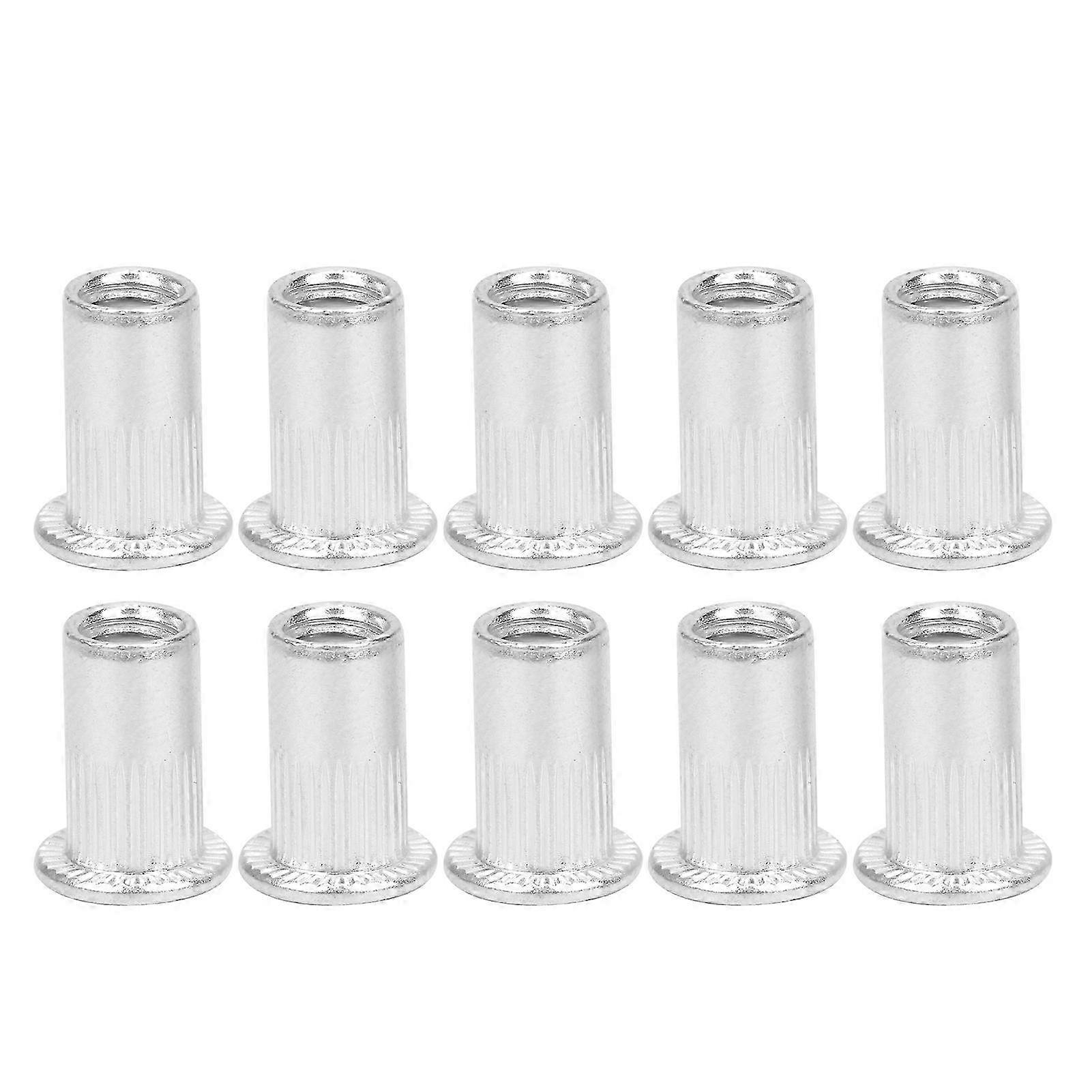 100pcs Blind Rivet Nut Nutserts Aluminum M5 Rivet Nut Inserts Threaded Rivet Nuts