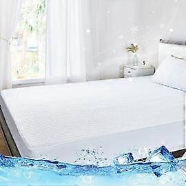 Mattress protector, 140x200cm, antibacterial and breathable for better sleep