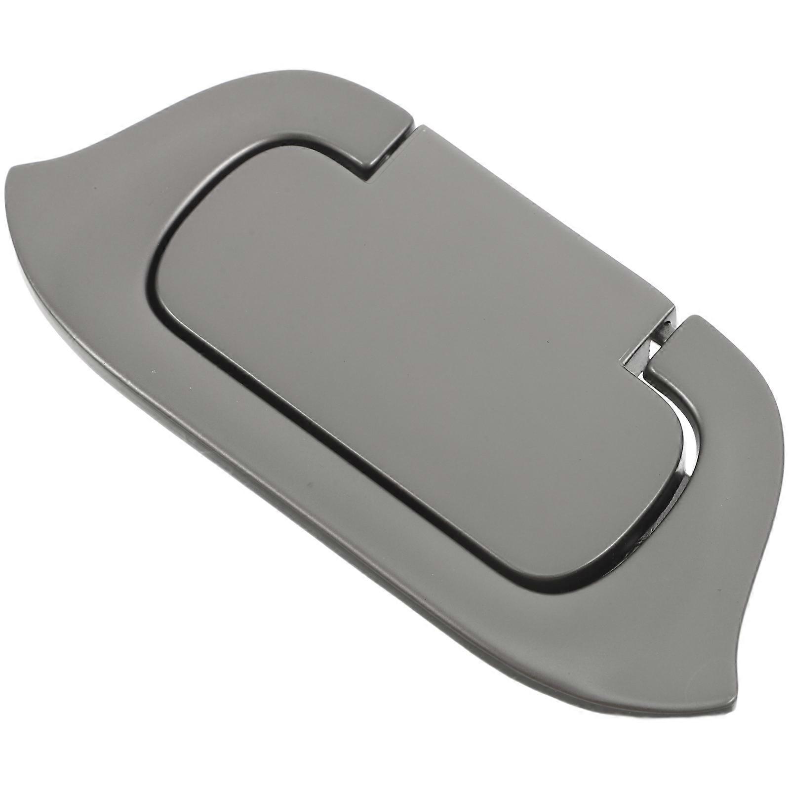 Flush Pull Handles Zinc Alloy Sliding Door Finger Pulls Recessed Cabinet Barn Door Hardware for Home 2pcs Dark Grey
