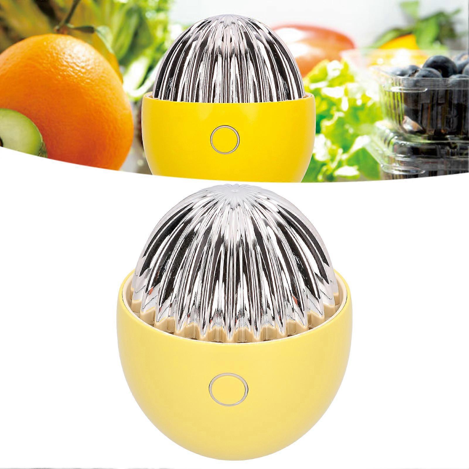 USB Rechargeable Ozone Lemon Deodorizer 2500mAh Yellow