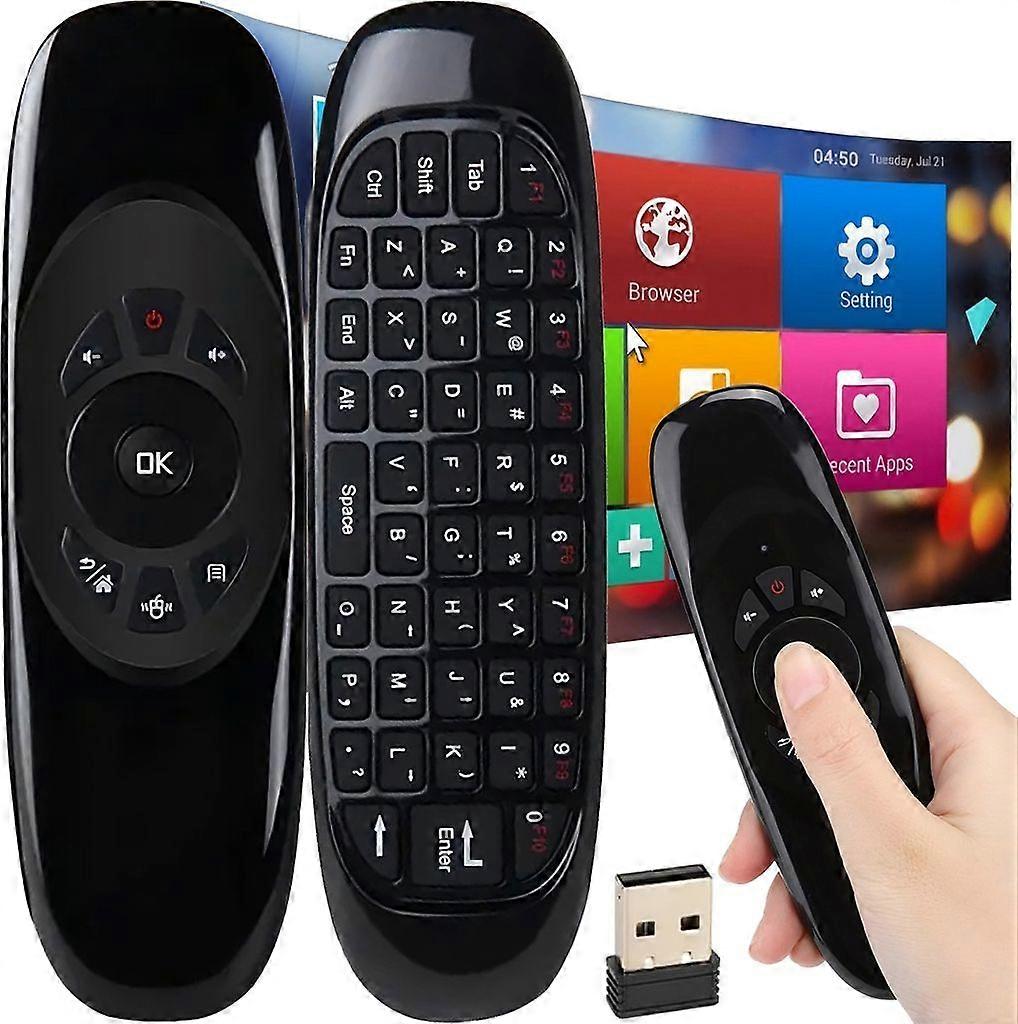 Diaľkové ovládanie Air Mouse s klávesnicou Infračervené diaľkové ovládanie Bezdrôtový Smart TV Android TV Windows Počítač Prenosný bezdrôtový ovládač myši