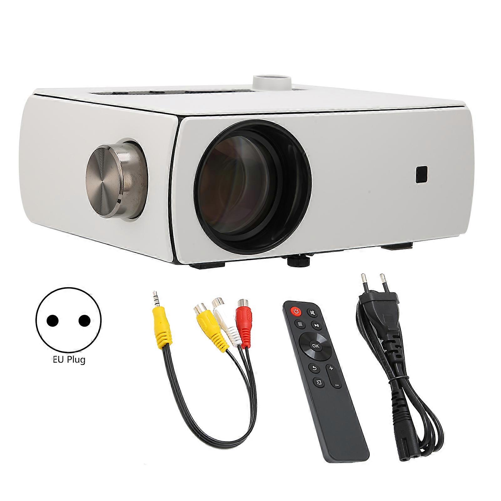 YG430 Portable Mini Projector - Large Screen, PC & Mobile Compatible, Home Theater Ready