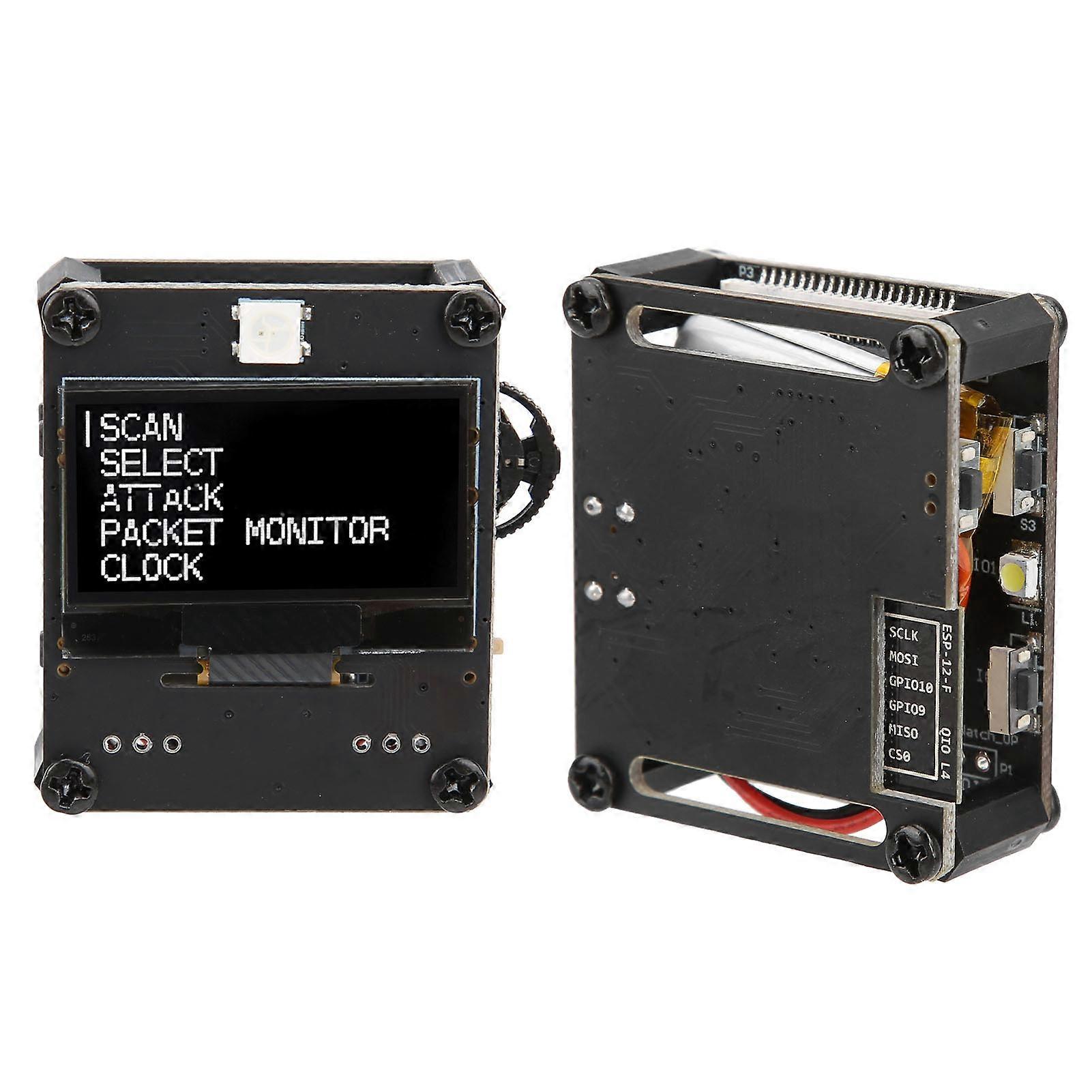 Programmable Development Module ESP8266 PCB WIFI Watch Board with Strap DC 3.7V 500mAh Battery