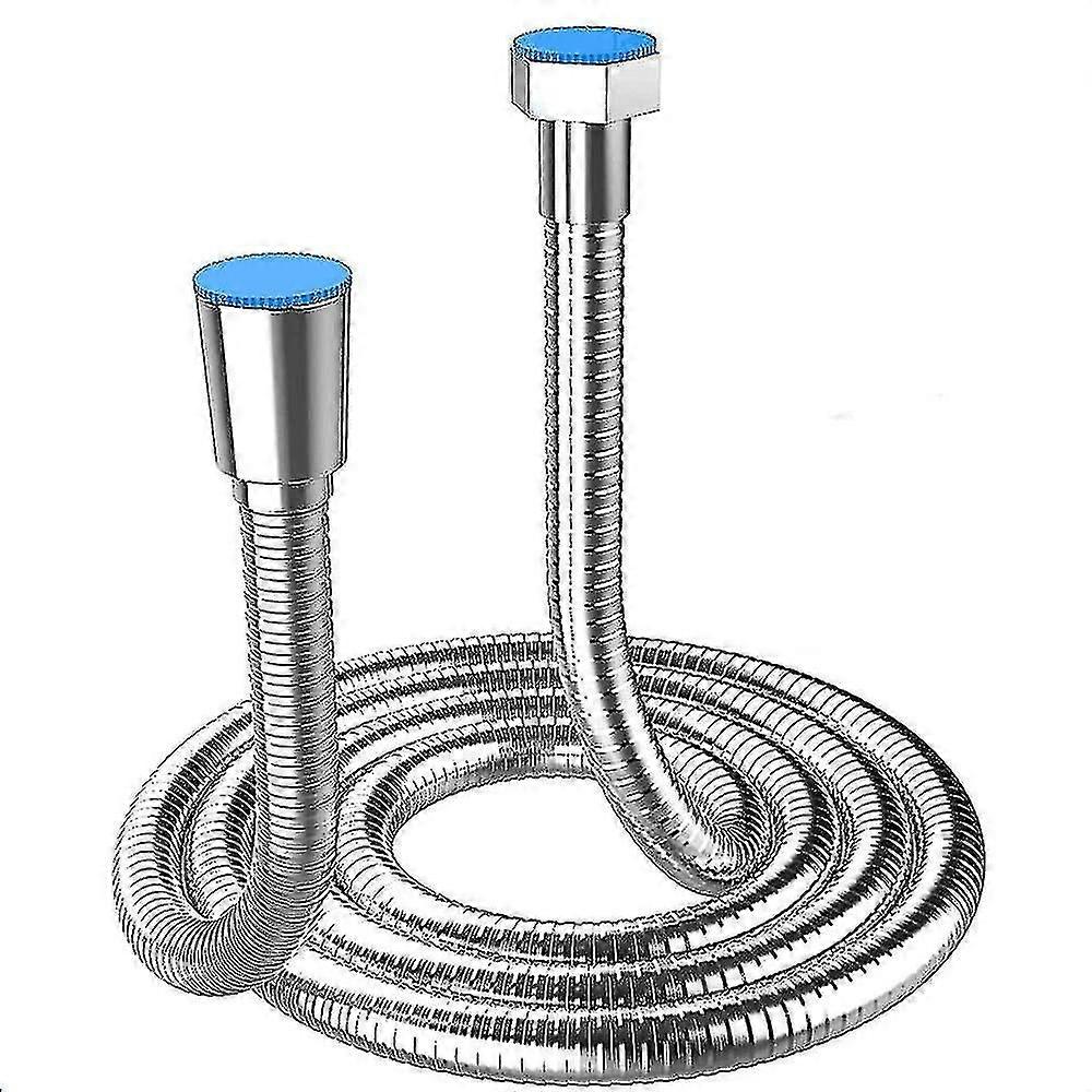 Shower Hose 5m Extra Long Stainless Steel Solid Brass Connector