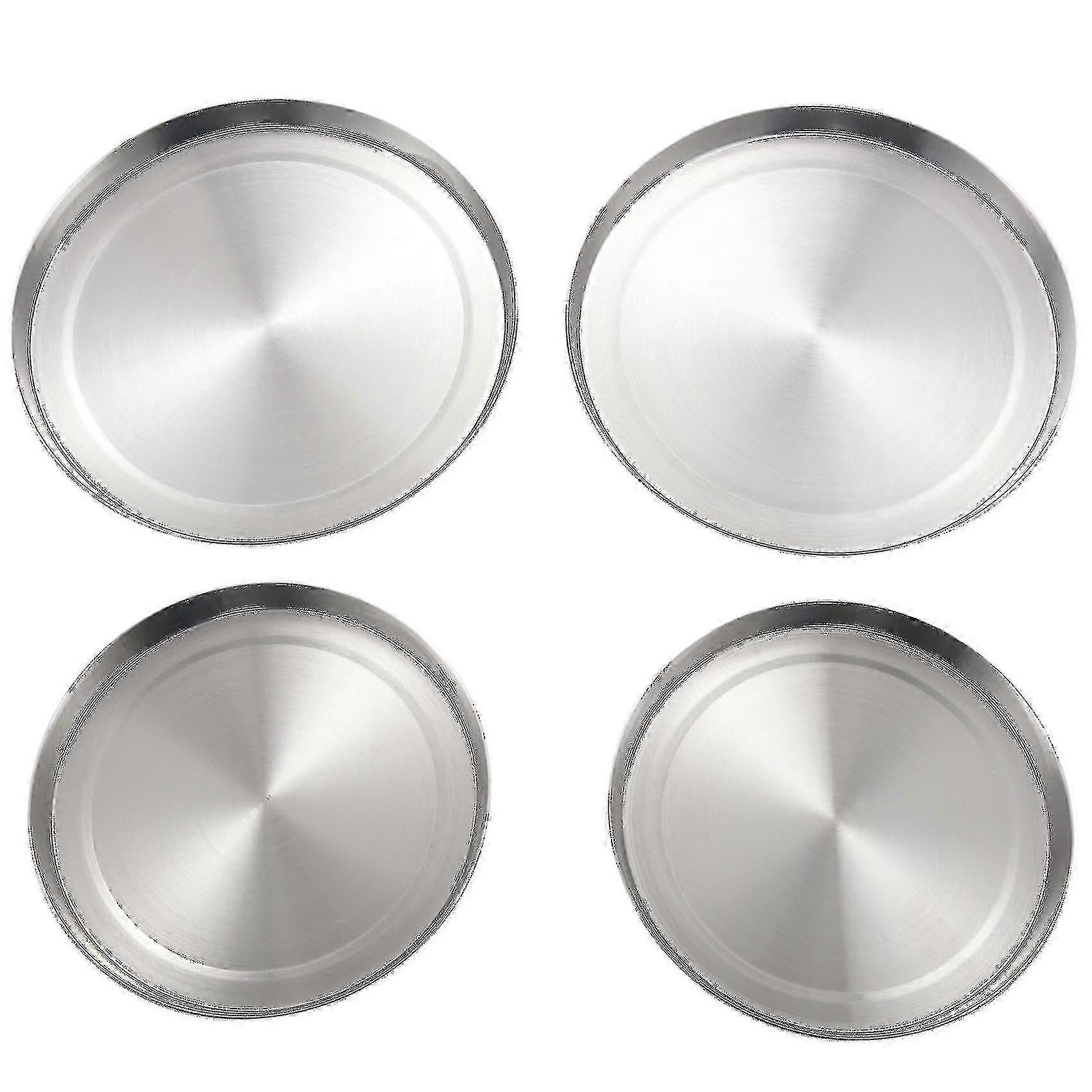 4stk / sett rustfritt stål komfyr toppdeksler brenner Ro komfyr