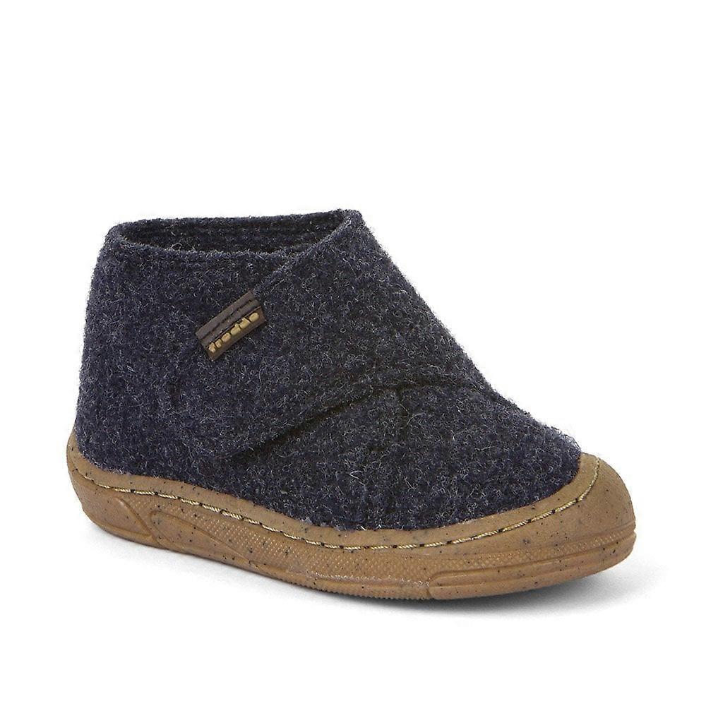 Kids Froddo G1700343-1 Minni Wooly Slippers In Dark Blue