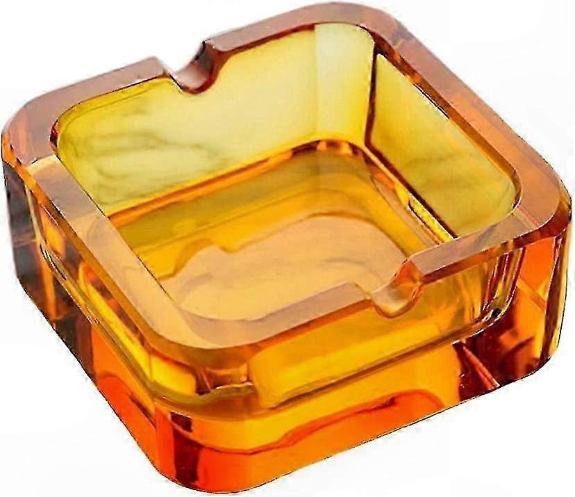 Crystal Square Ashtray for Home, Office, Cafe Decorative Use