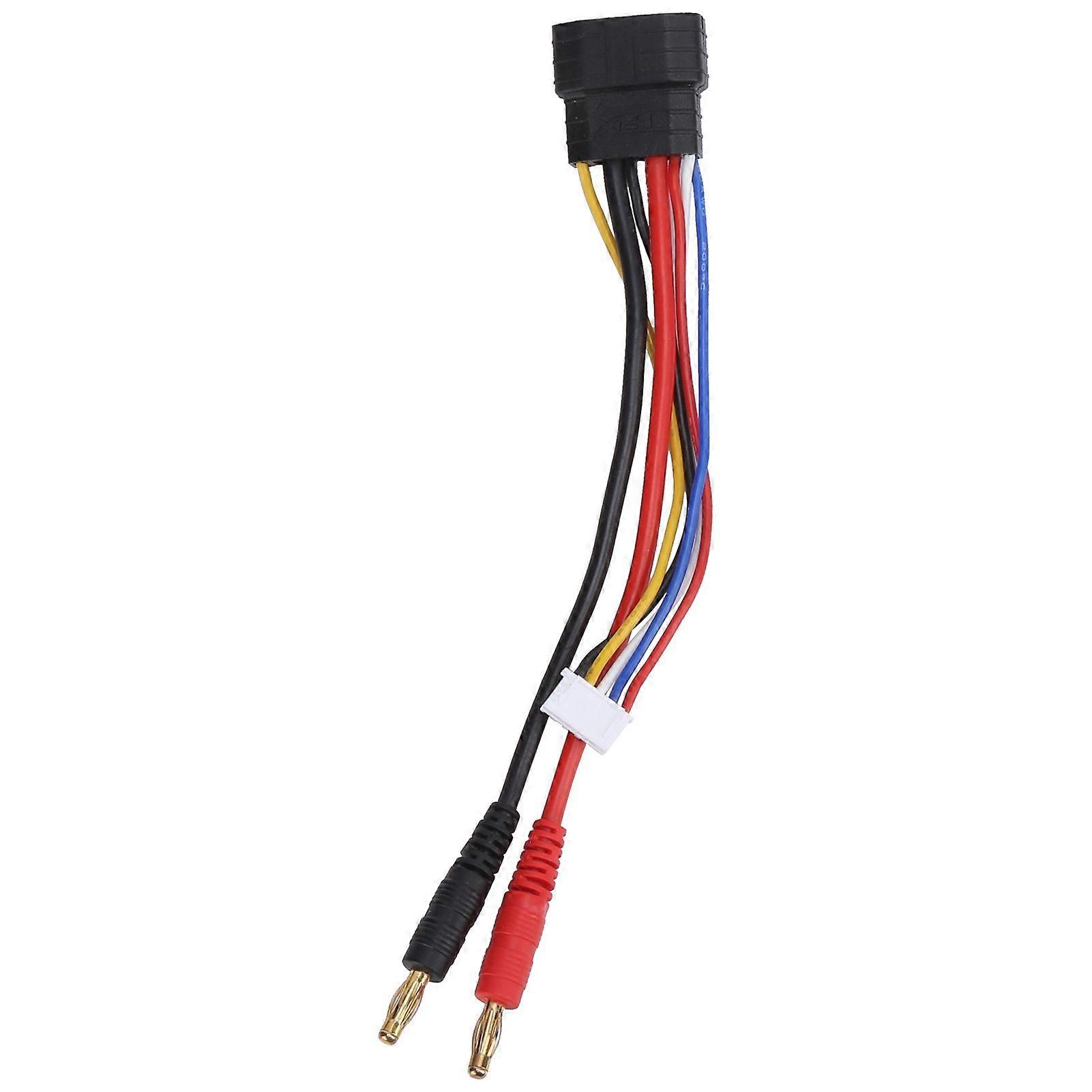 For TRX Plug to 4.0 Banana Plugs Connector Adapter Battery Charger Cable for RC Car/Plane