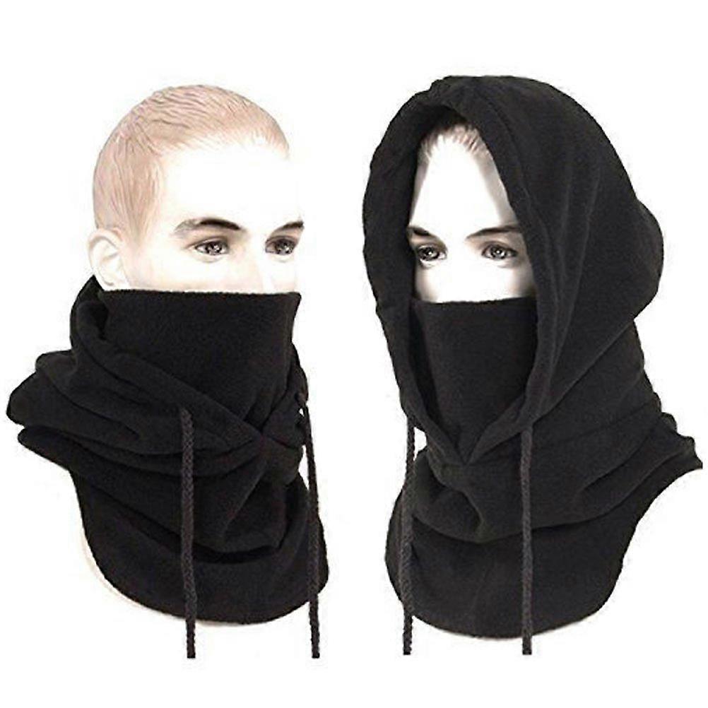 Ski Masks For Men Windproof And Cold-Proof Face Hat For Mountaineering Black 22 * 12.6 Inch L*W*H Fleece 1Set