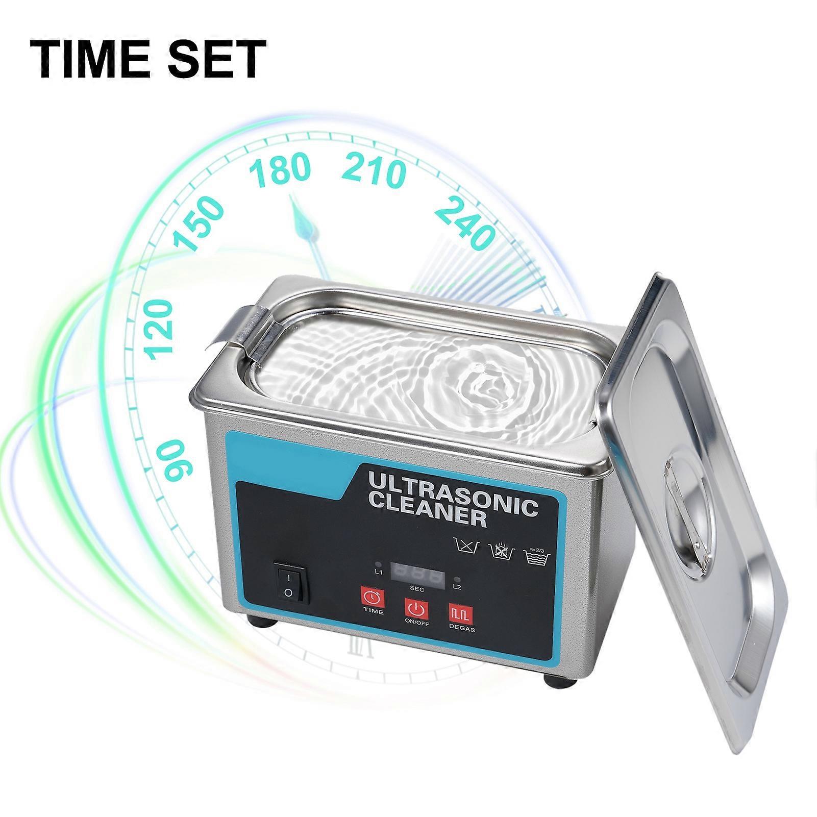 Jewelry Cleaning Machine 35W 0.8L LED Digital Display Ultrasonic Cleaning Machine