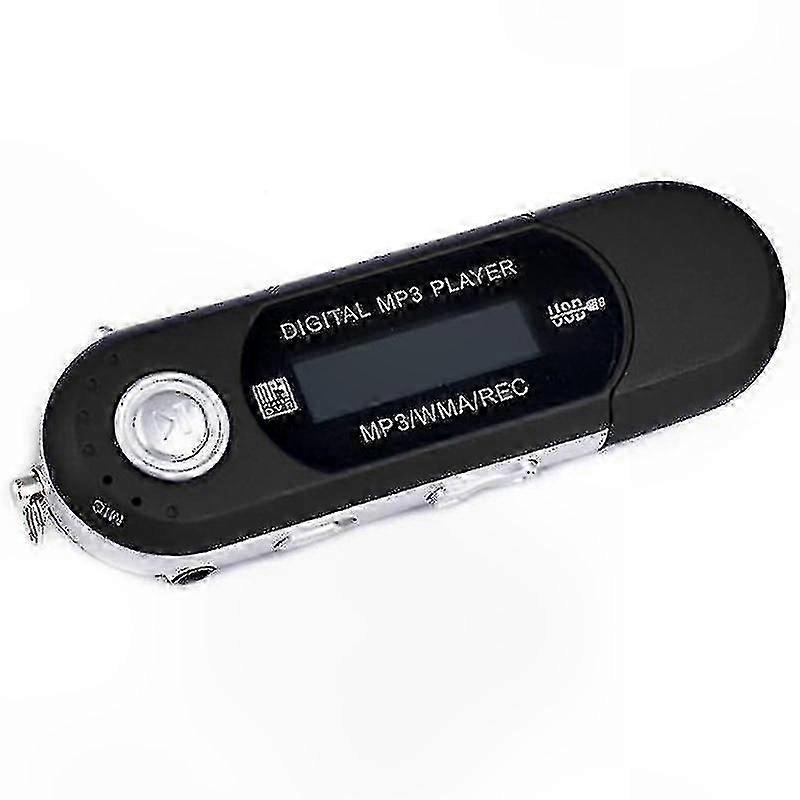 Compact USB MP3 Player with TF/SD Card Slot and FM Radio for Music Playback