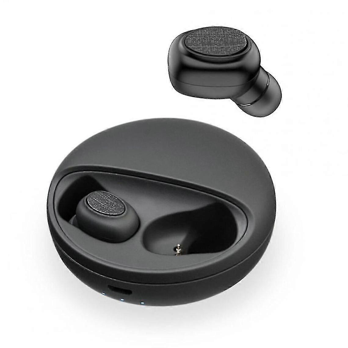 Bluetooth Version 5.0 Double Ear Small Ear Mini Wireless Headset Black