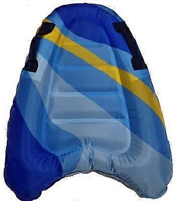 Summer Swimming Float Pool Ring Inflatable Boogie Board Water Activities -Blue Stripe